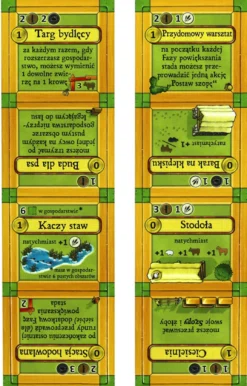 Agricola: Chłopi ich zwierzyniec (nowe budynki)