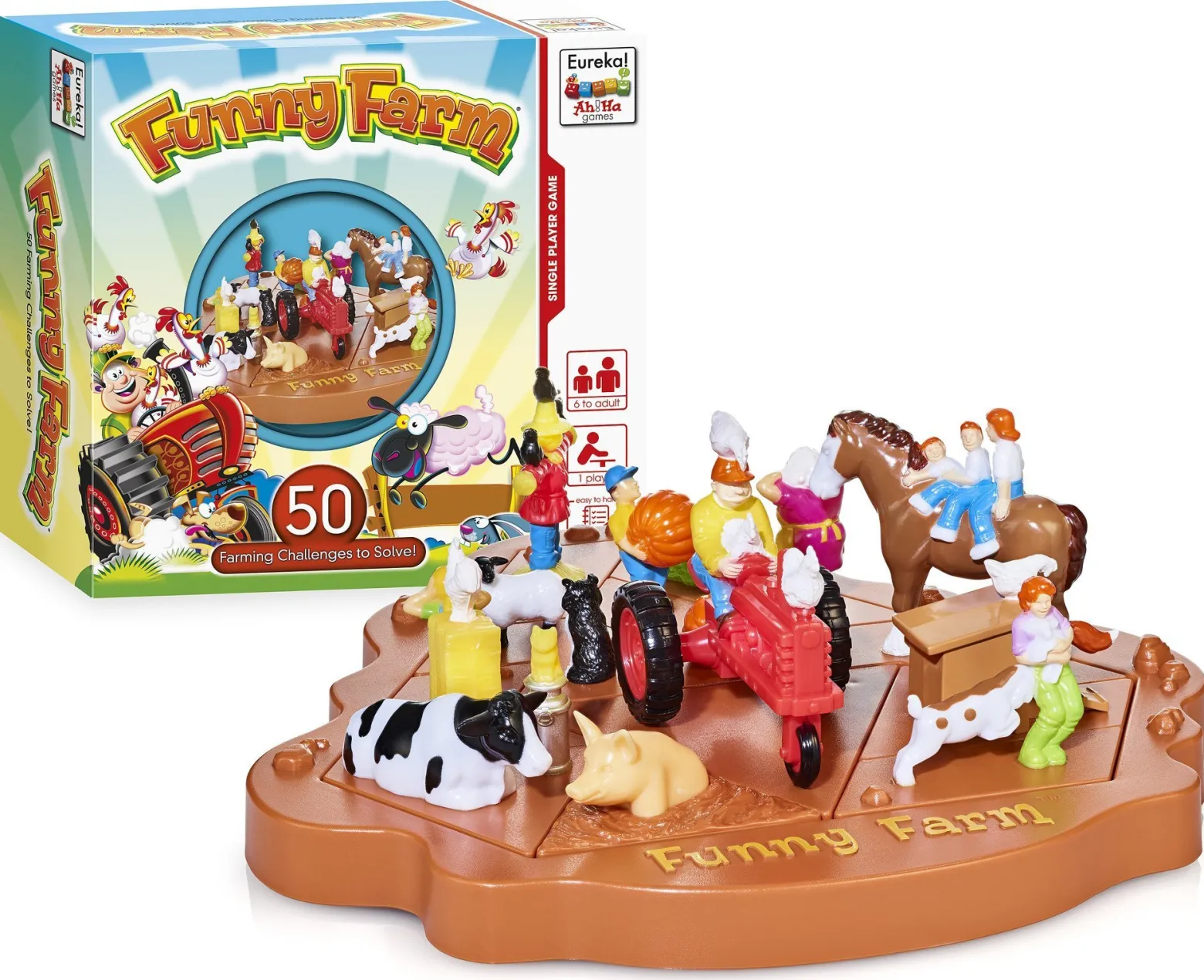 Ah!Ha - Wesoła farma / Funny Farm - gra logiczna