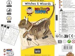Łamigłówka drewniana Gepetto (Did You Know?) - Czarownice i czarodzieje (Witches & Wizards)