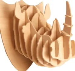 Łamigłówka drewniana Gepetto - Głowa nosorożca (Rinoceros head)