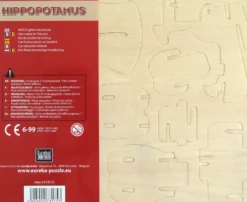 Łamigłówka drewniana Gepetto - Hipopotam (Hippopotamus)