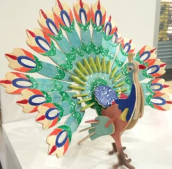Łamigłówka drewniana Gepetto - Paw (Peafowl)