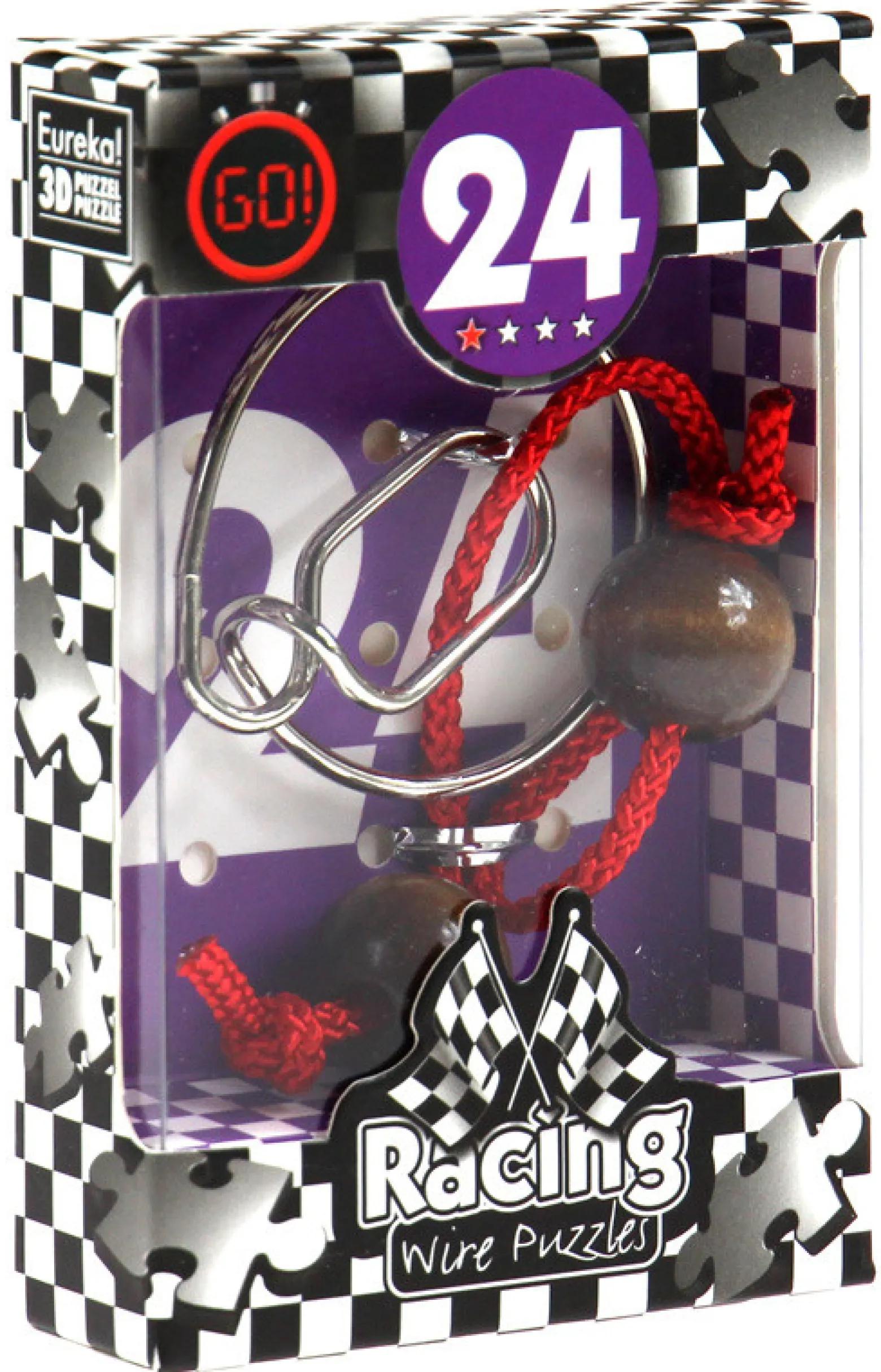 Łamigłówka druciana RACING nr 24 - poziom 1/4