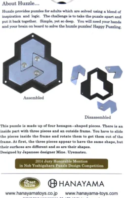 Łamigłówka Huzzle Cast Hexagon - poziom 4/6