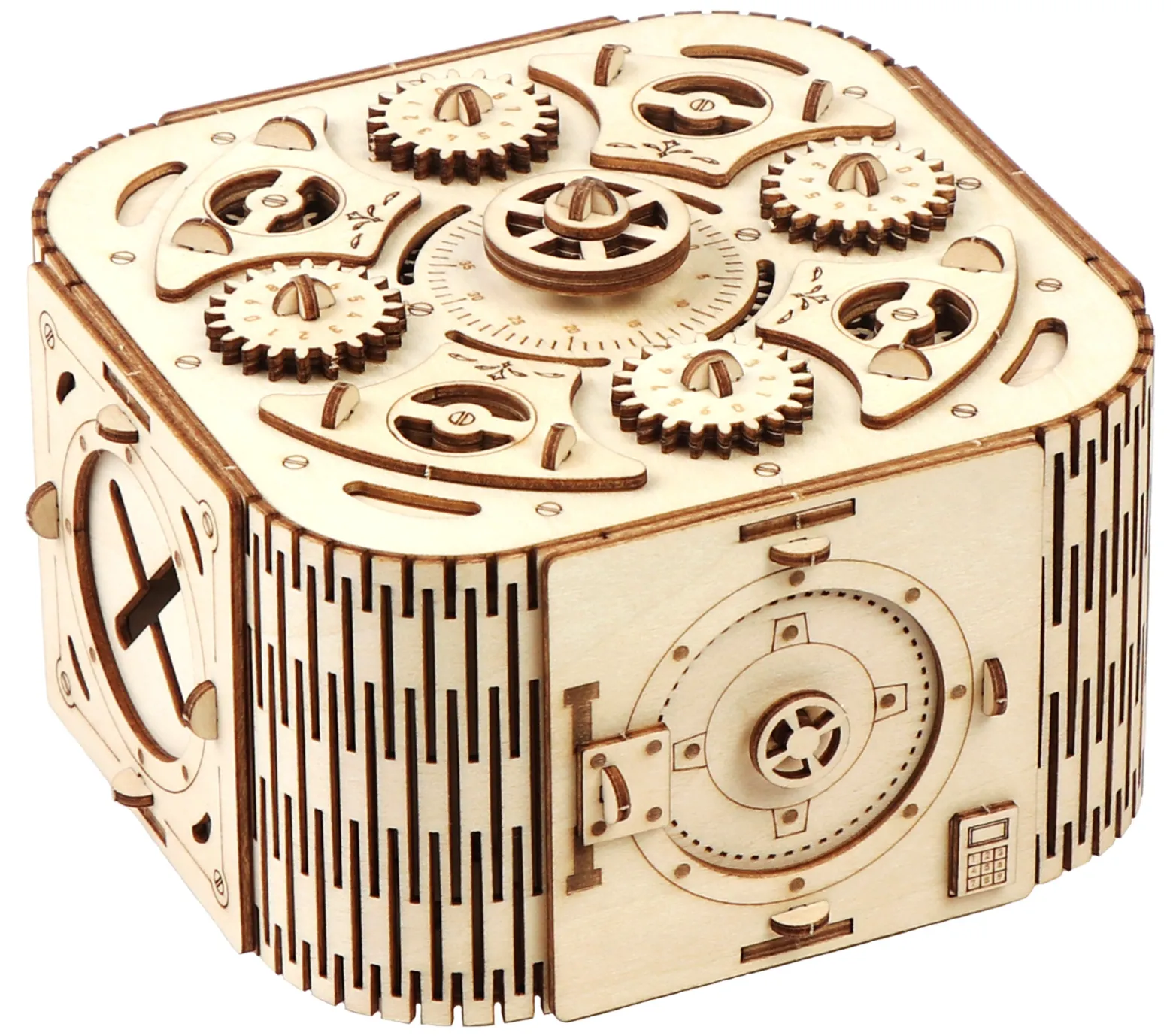 Łamigłówka TREASURE BOX - Geared Safe Secret (DIY) - poziom 3/4