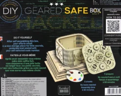 Łamigłówka TREASURE BOX - Geared Safe Secret (DIY) - poziom 3/4