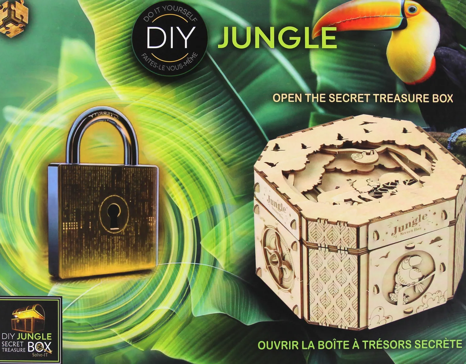 Łamigłówka TREASURE BOX - Jungle Secret (DIY) - poziom 3/4