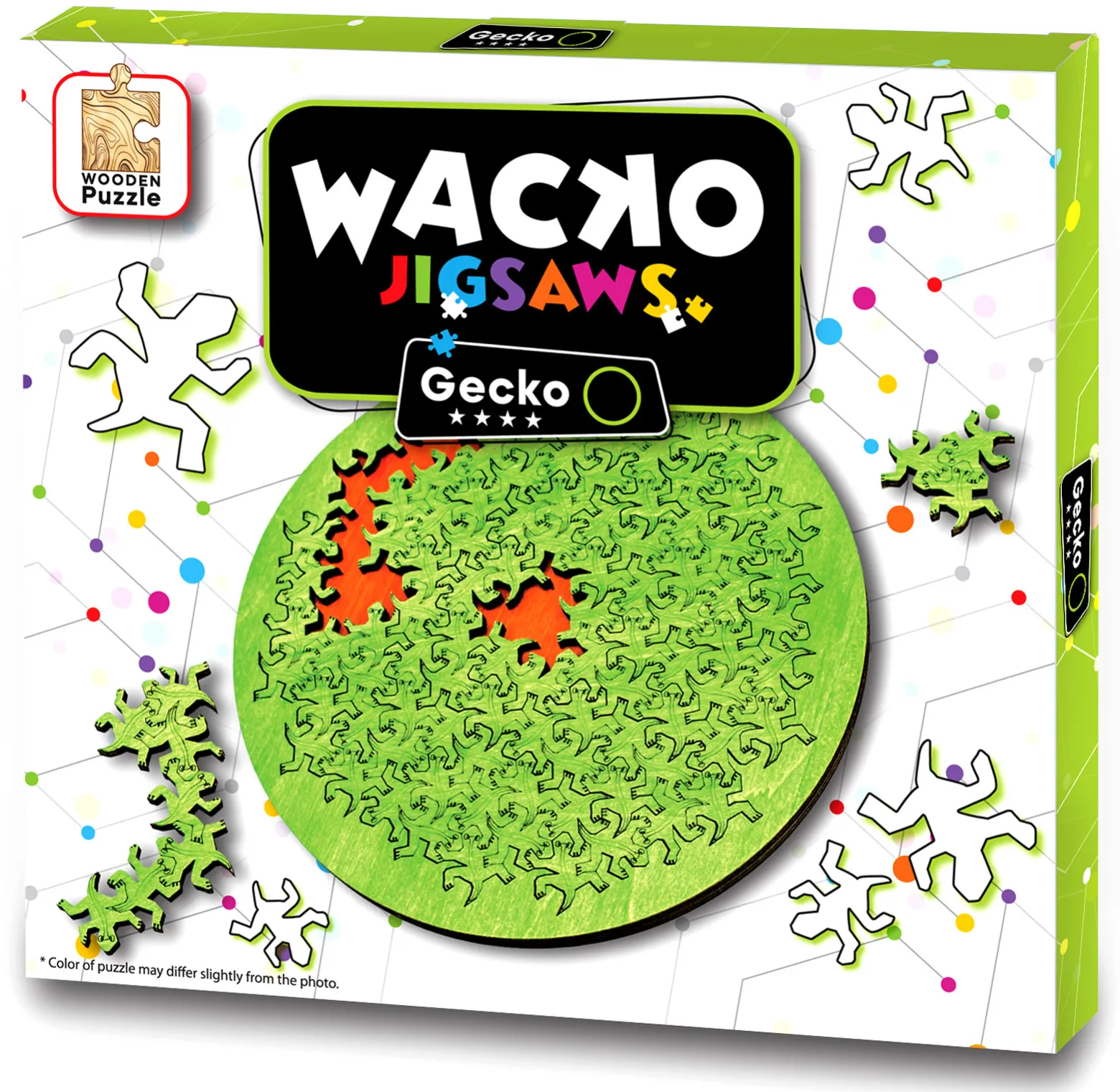 Łamigłówka WACKO - Gecko (13 elementów) - poziom 4/4