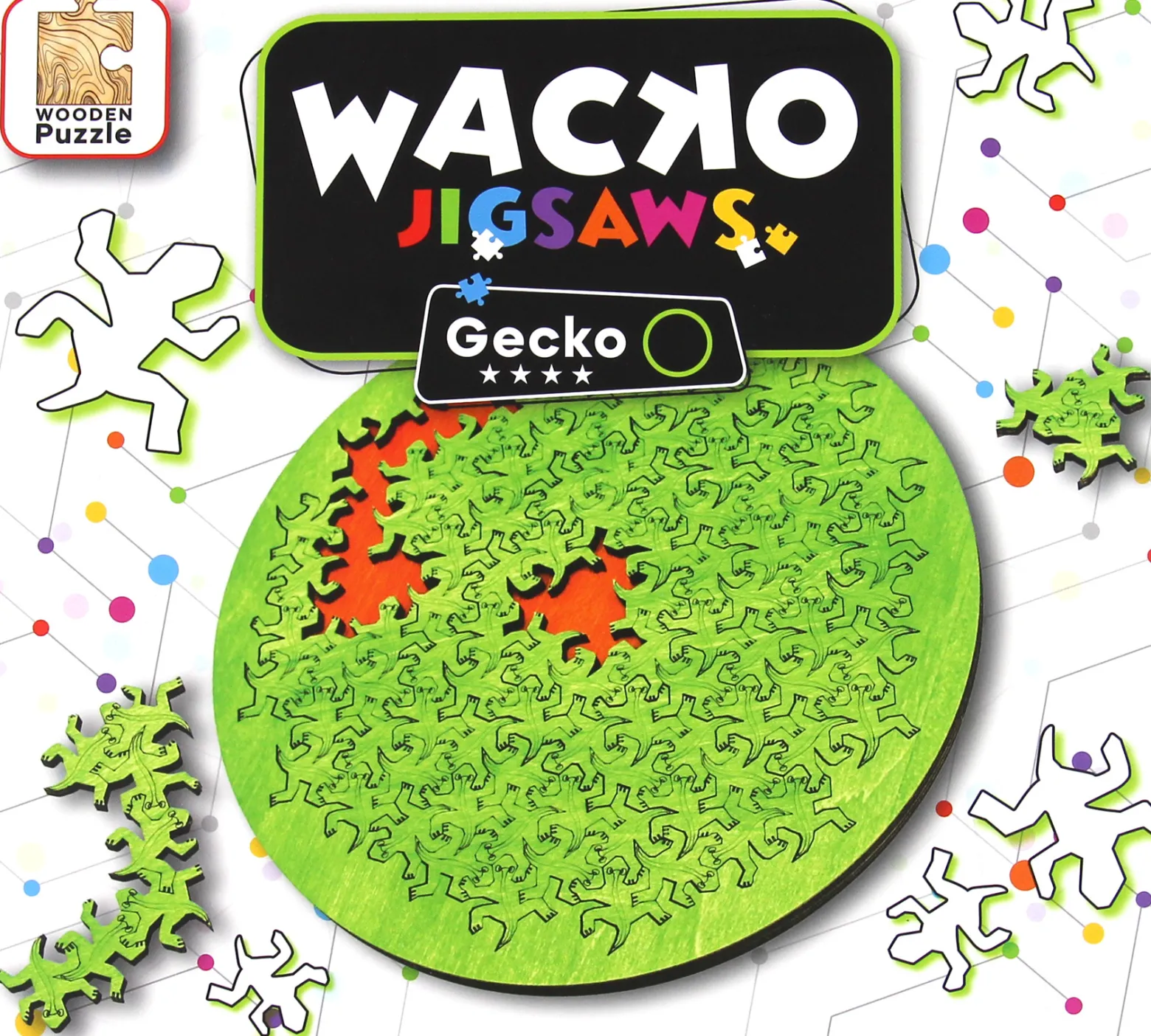 Łamigłówka WACKO - Gecko (13 elementów) - poziom 4/4