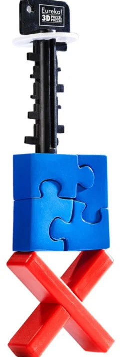 Łamigłówki INTELLIGENT (Key Maze, Square Jigsaw, Cross Puzzle)