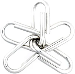 Łamigłówki metalowe 4 szt. BALL PUZZLES - ZESTAW CZERWONY