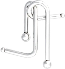 Łamigłówki metalowe 4 szt. BALL PUZZLES - ZESTAW FIOLETOWY