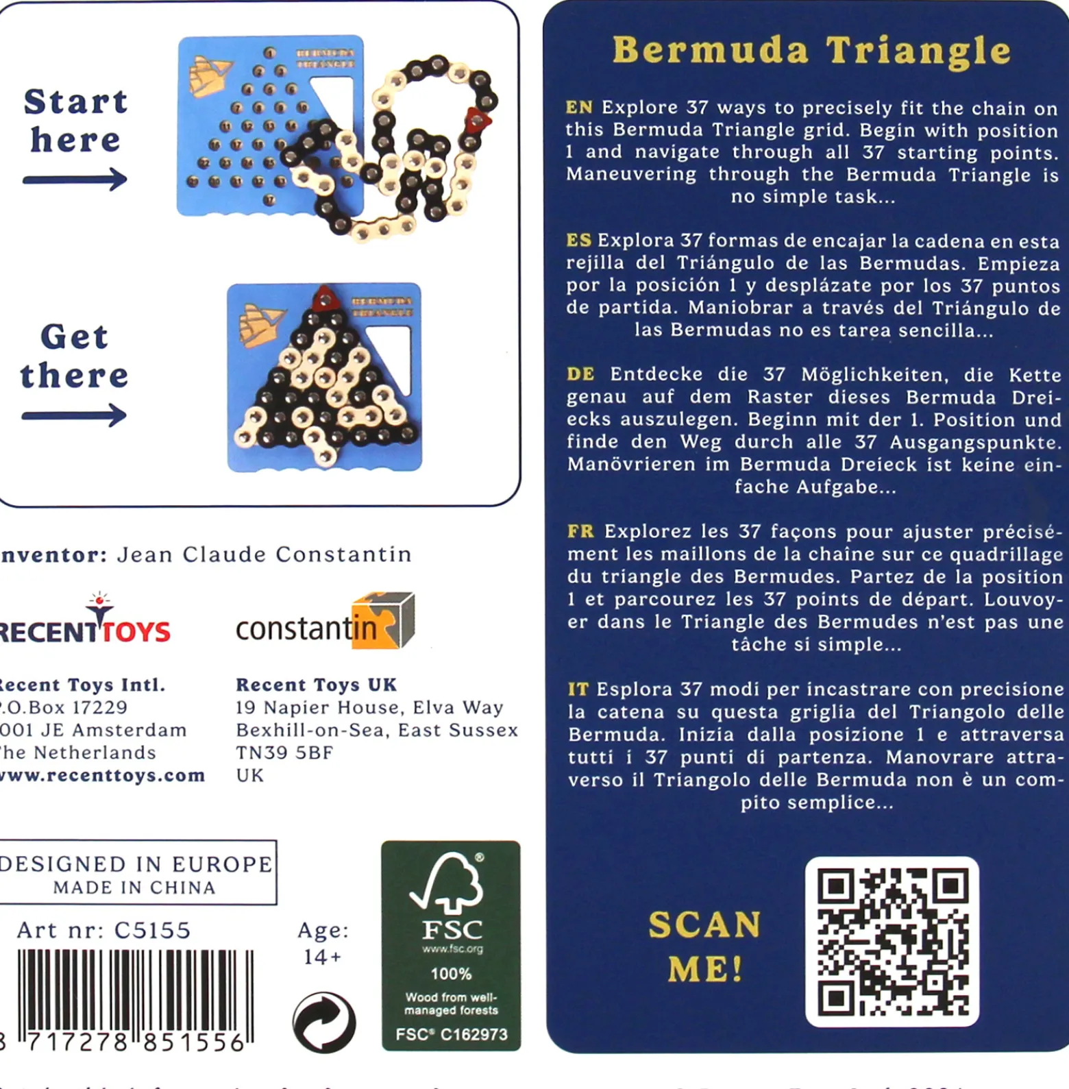 Bermuda Triangle - łamigłówka Recent Toys - poziom 3,5/5