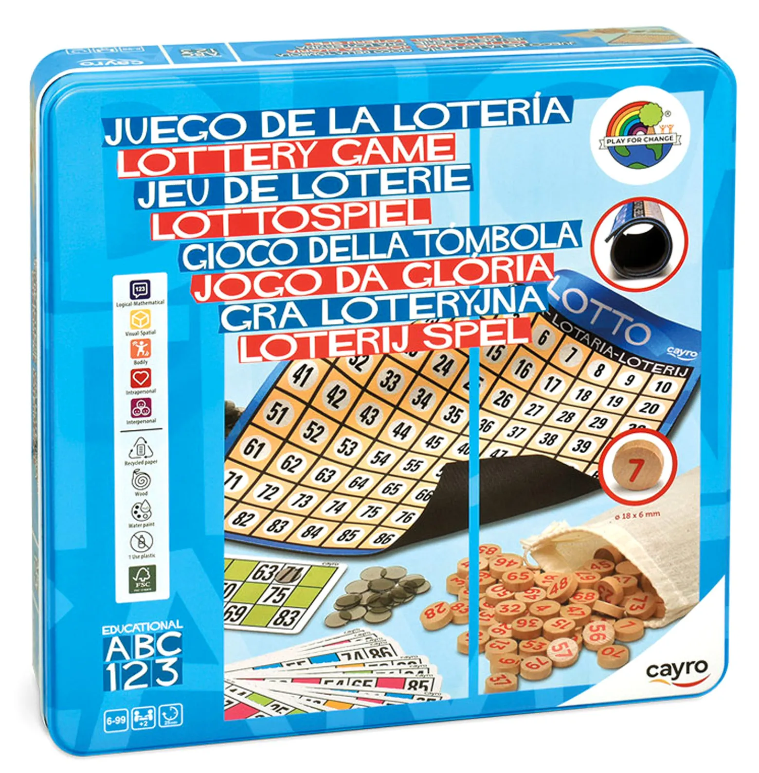 Bingo (Loteria Lotto) w metalowej puszce (757)