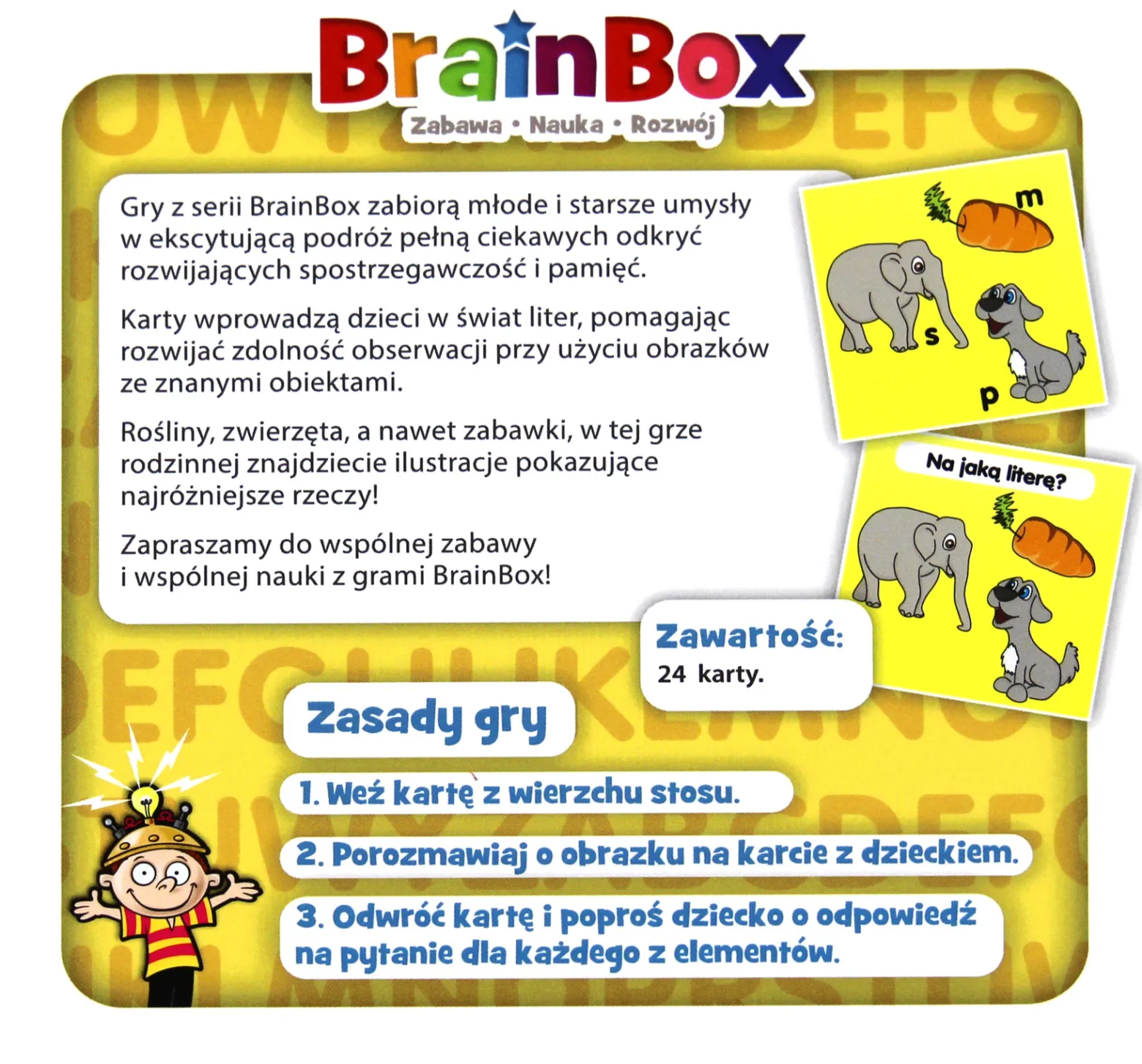 BrainBox: Poznaję litery