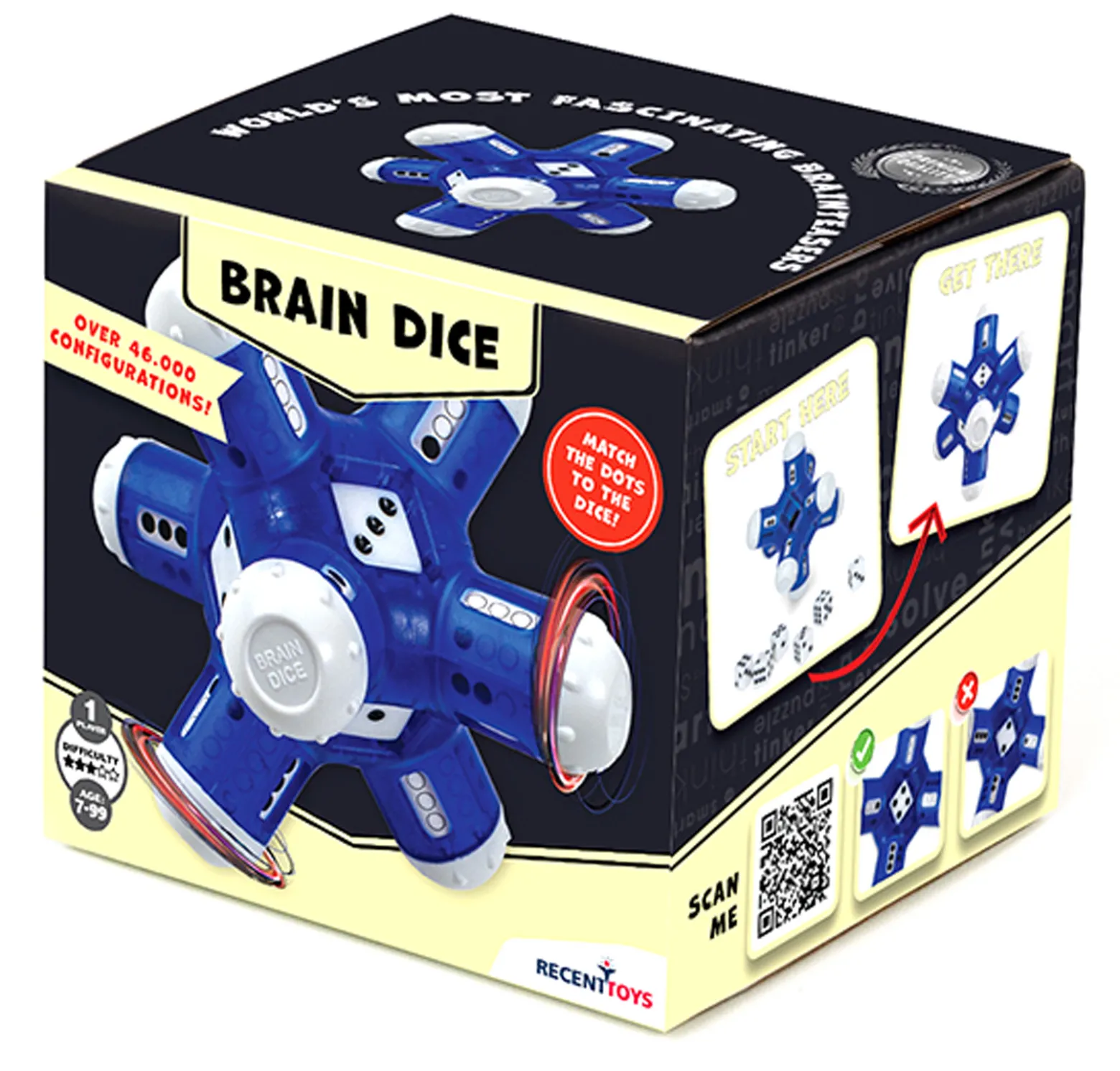 Braindice - łamigłówka Recent Toys - poziom 4/5