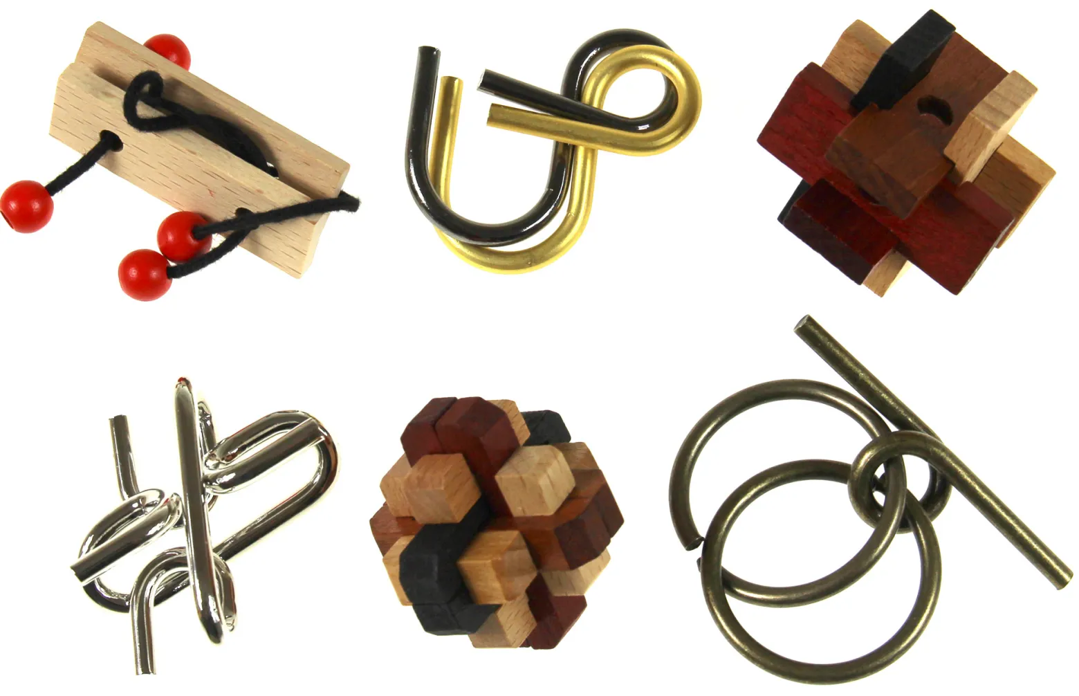 Brain Puzzle (zestaw 6 łamigłówek)