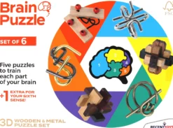 Brain Puzzle (zestaw 6 łamigłówek)