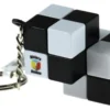 Brelok do kluczy z podwójną czarno-białą kostką 2x2x2 (standard)