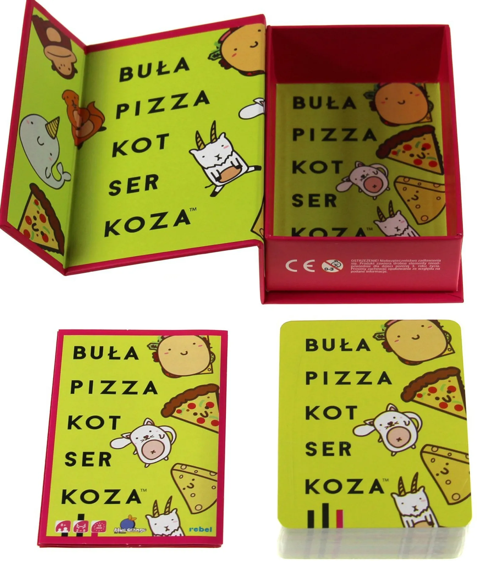 Buła, Pizza, Kot, Ser, Koza