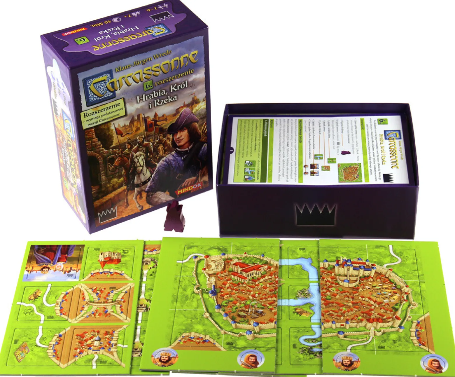 Carcassonne: 6. dodatek - Hrabia, Król i Rzeka (II edycja polska)