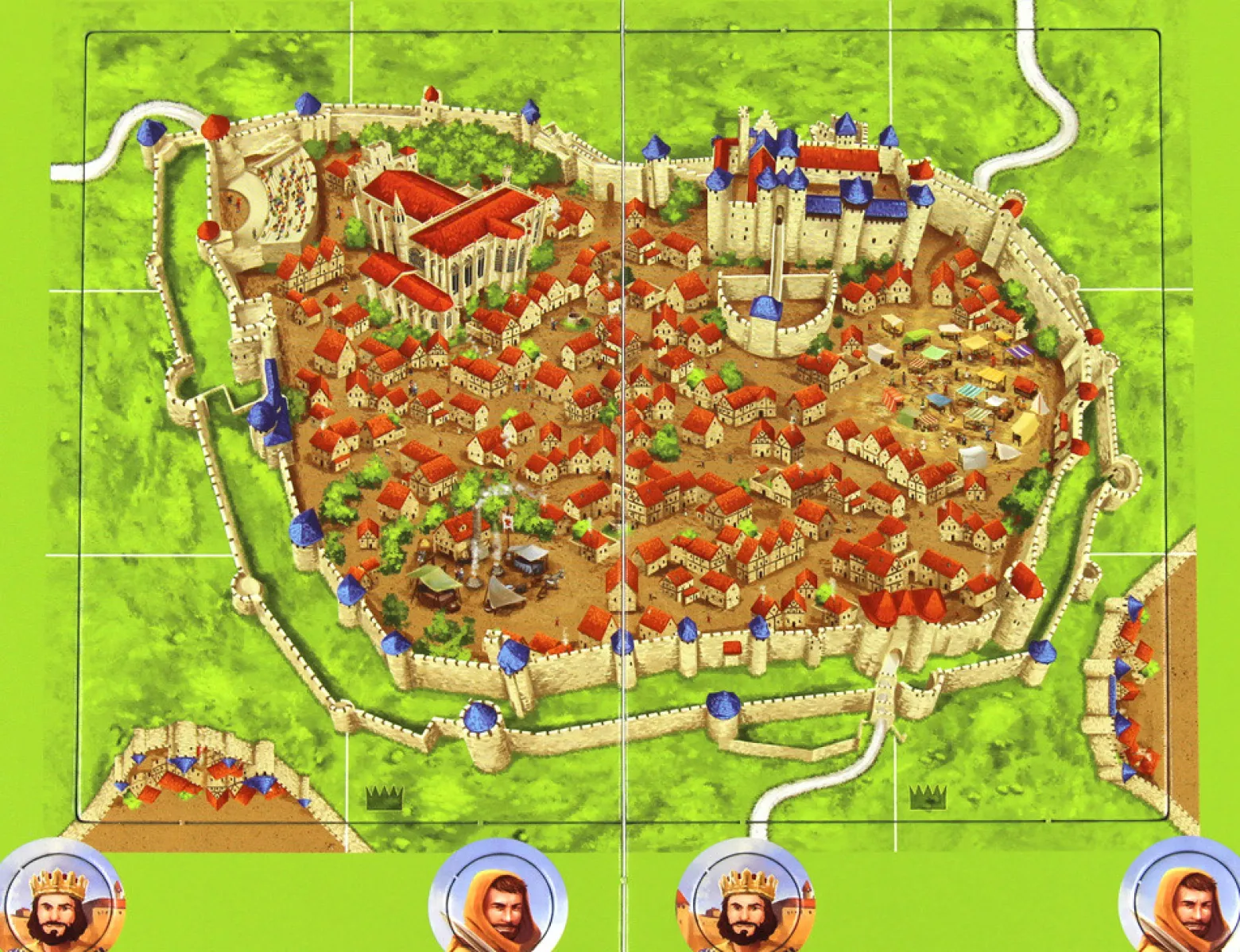 Carcassonne: 6. dodatek - Hrabia, Król i Rzeka (II edycja polska)