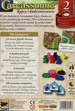 Carcassonne: 2. dodatek - Kupcy i budowniczowie (nowa edycja)