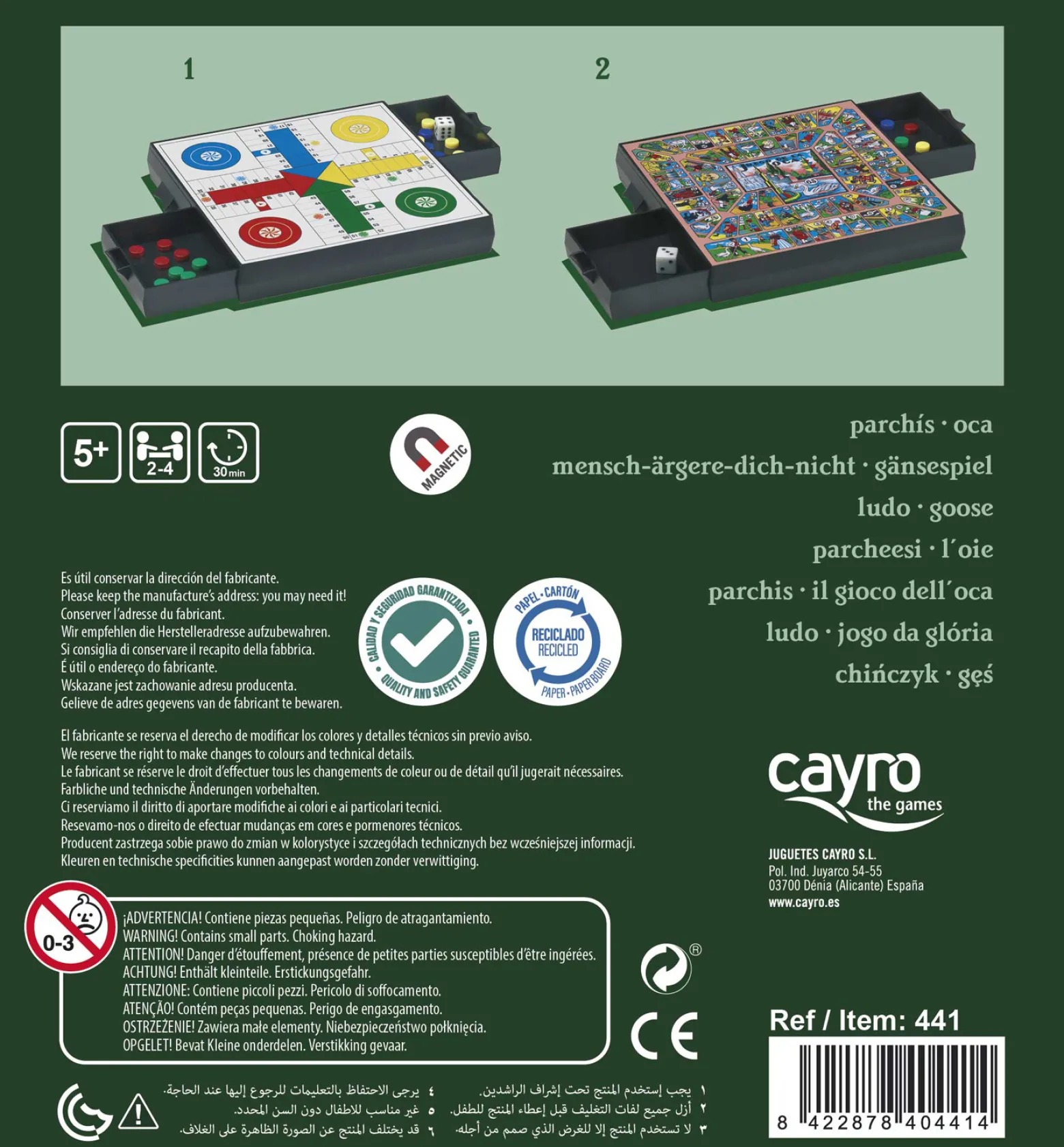 Chińczyk / Gęś (wersja magnetyczna) (441)