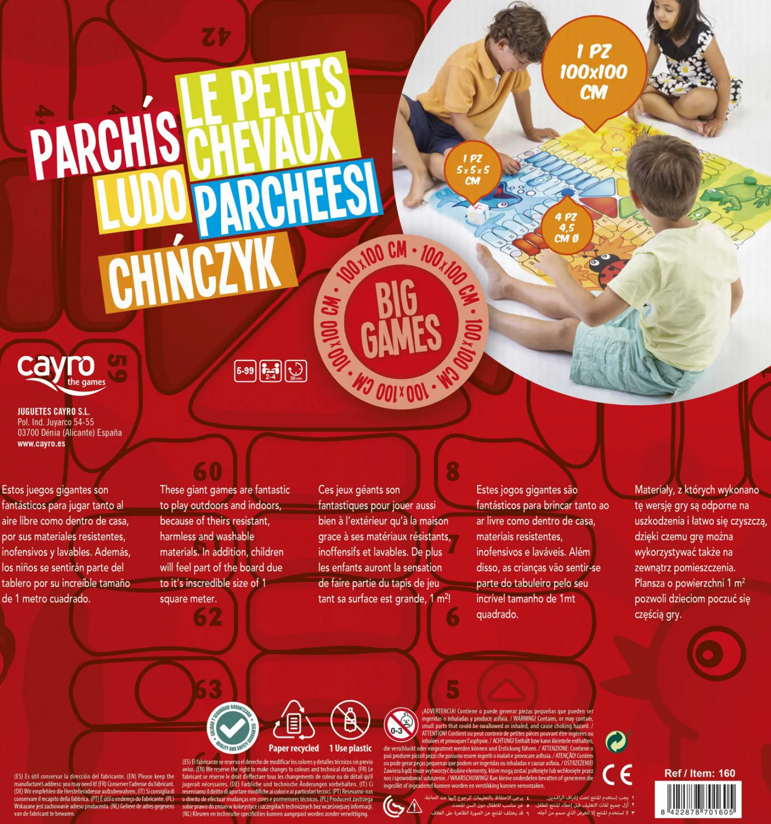 Chińczyk (wersja podłogowa XXL) (160)
