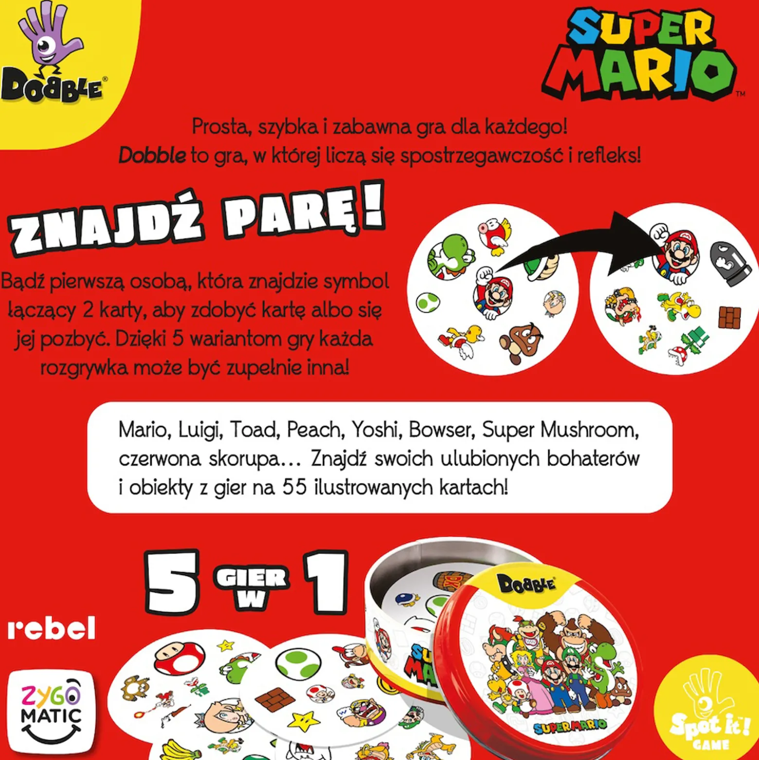 Dobble: Super Mario (Eco)