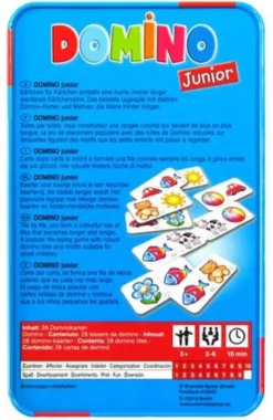 Domino Junior (w metalowej puszce)