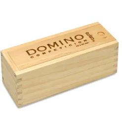 Domino 6-oczkowe (w drewnianym pudełku) (250)