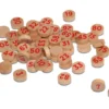 Drewniane numerowane znaczniki do Bingo/Lotto (małe) (F90) - 90 szt.