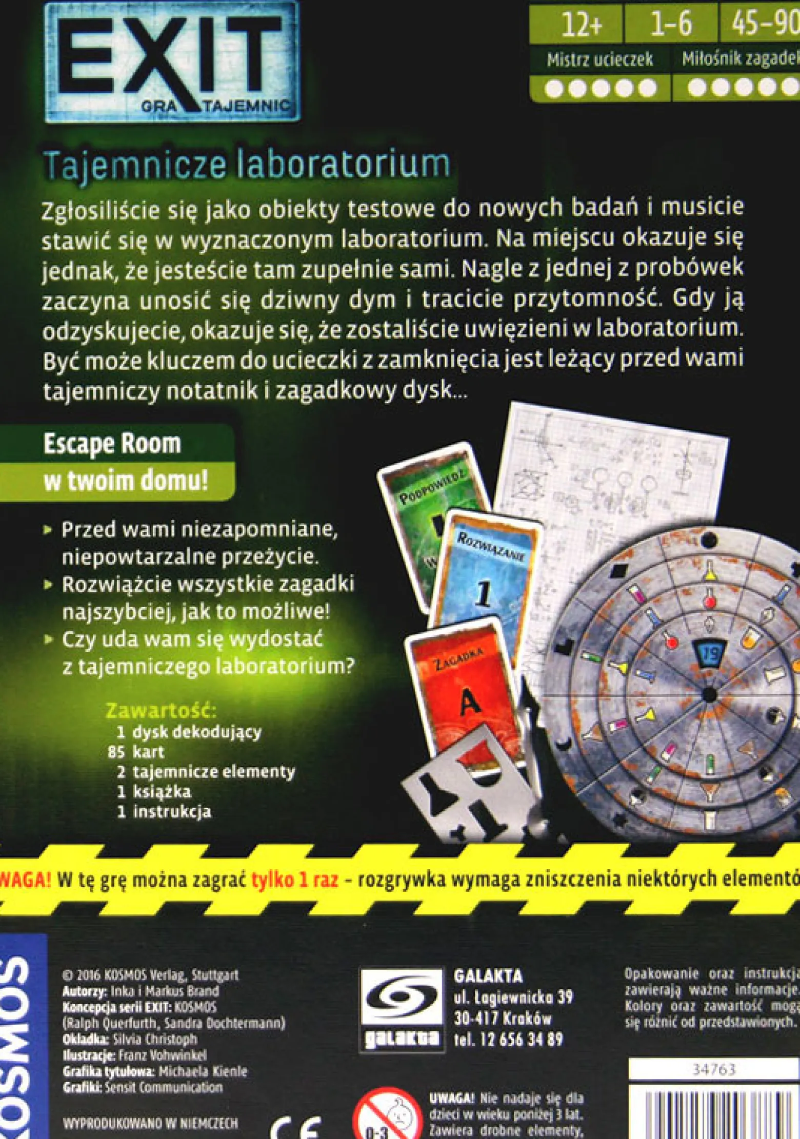 Exit: Tajemnicze laboratorium