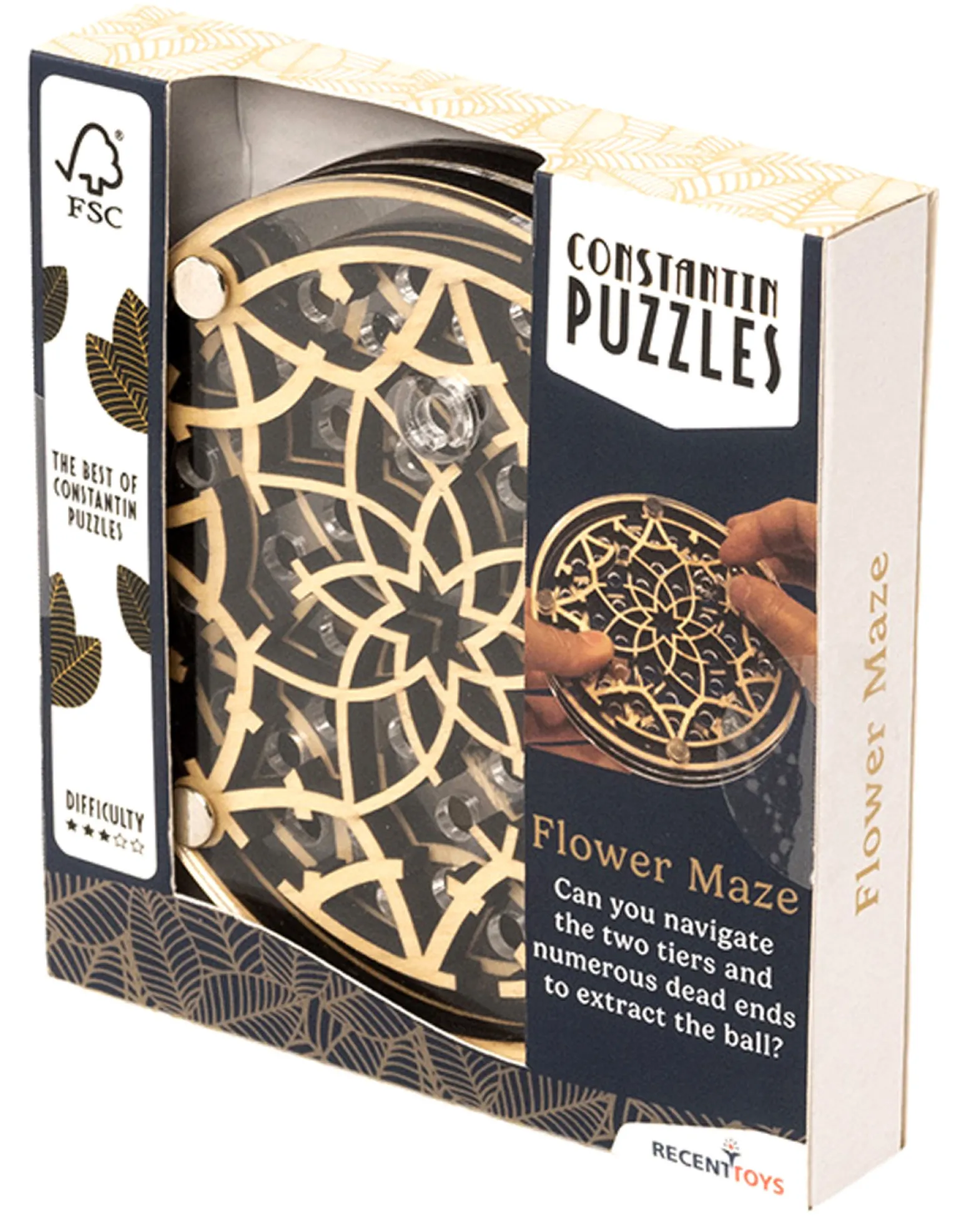 Flower Maze - łamigłówka Recent Toys - poziom 3/5