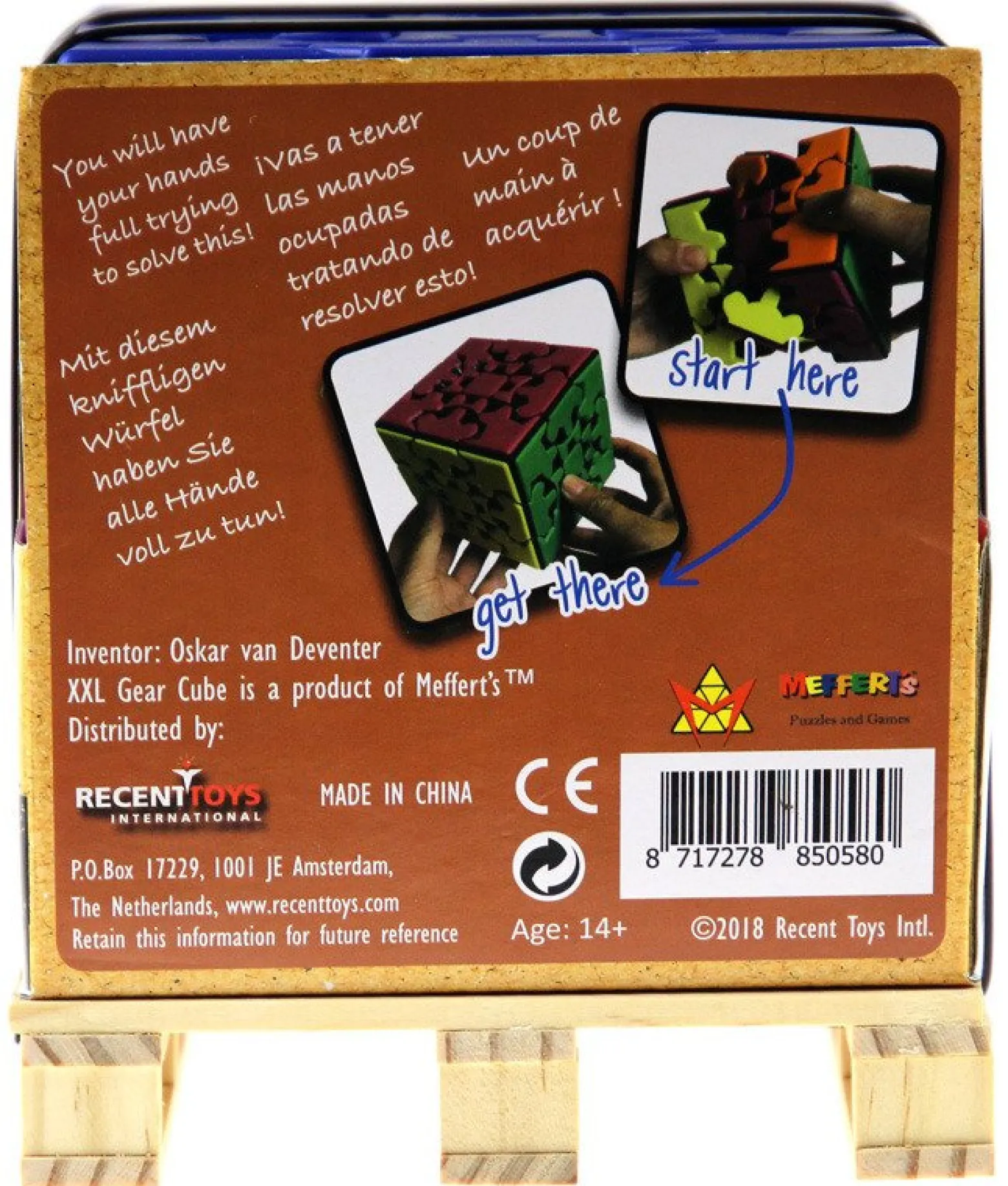 Gear Cube XXL - łamigłówka Recent Toys - poziom 4,5/5
