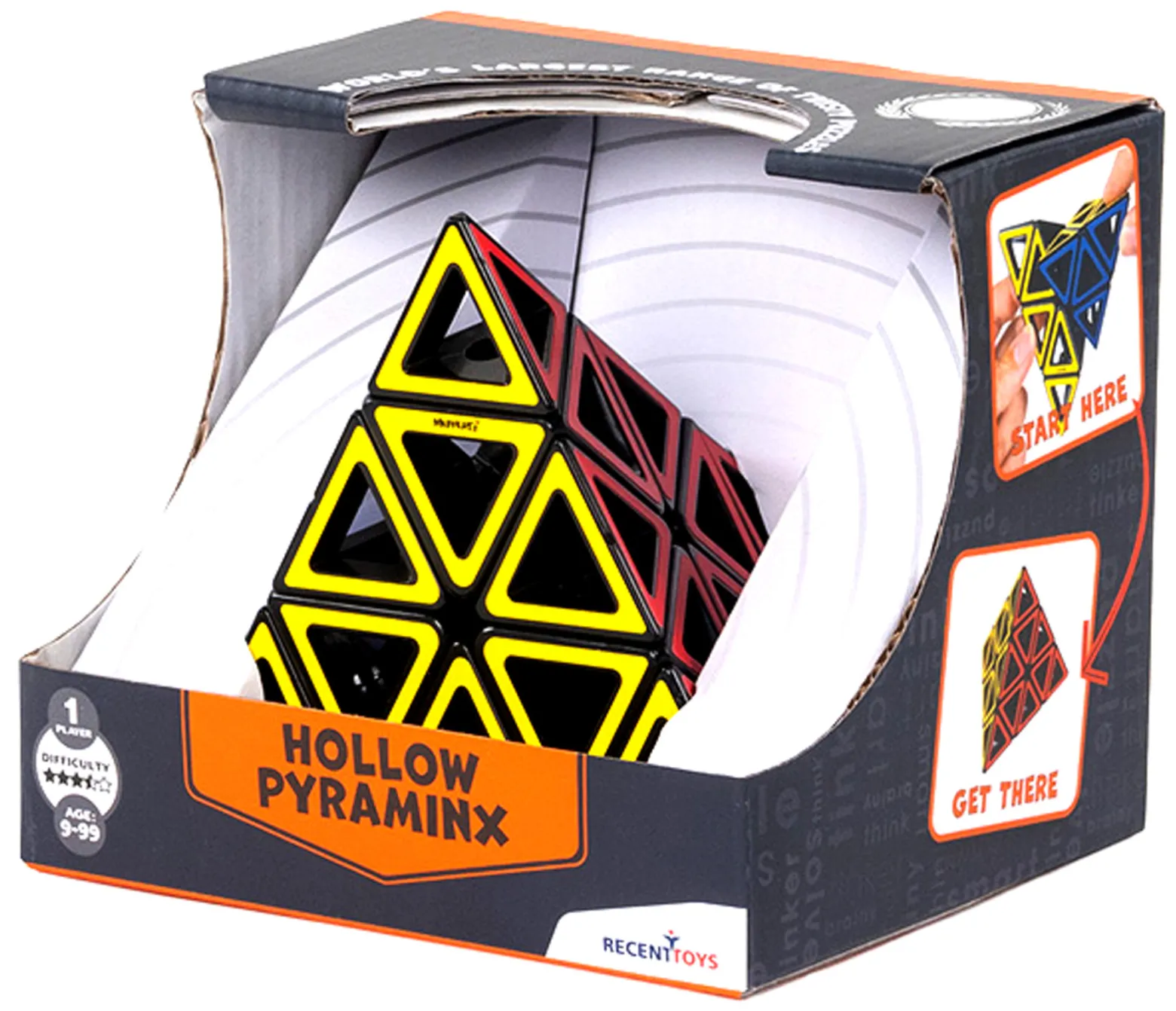 Hollow Pyraminx - łamigłówka Recent Toys - poziom 3,5/5