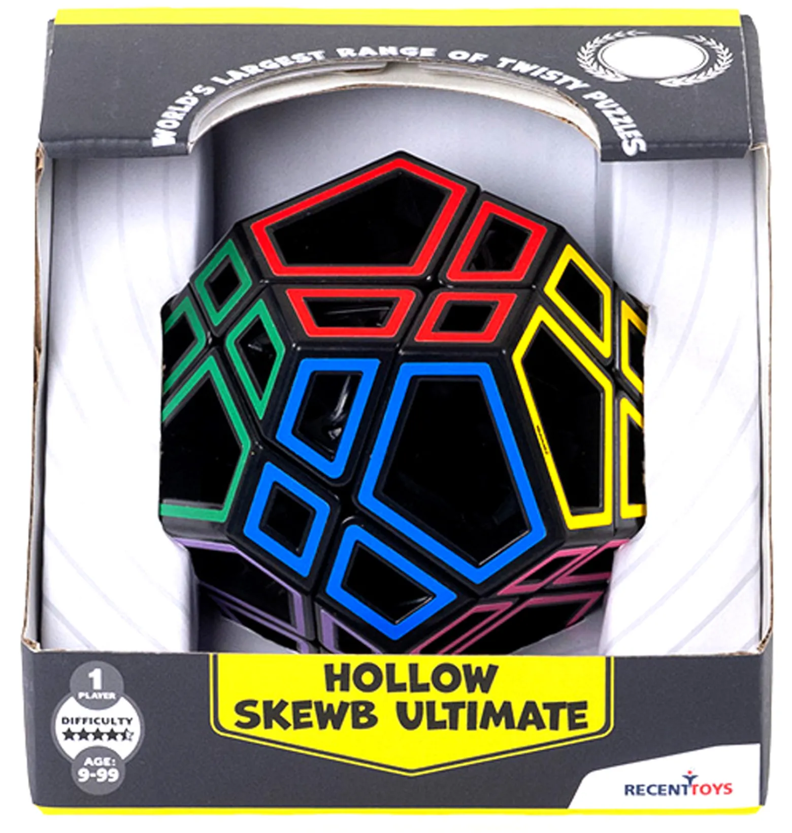 Hollow Skewb Ultimate - łamigłówka Recent Toys - poziom 4,5/5