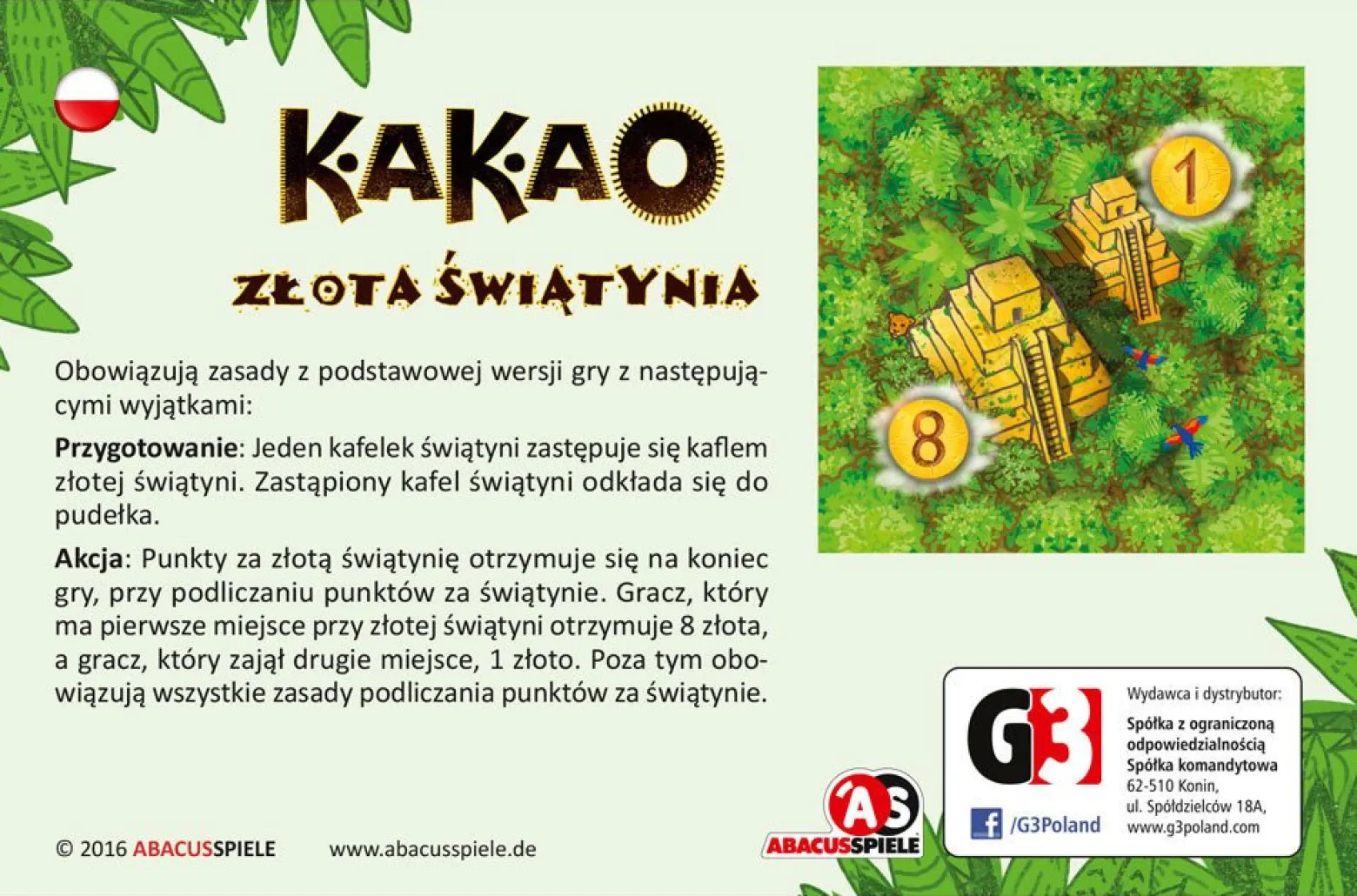 Kakao + Czekolada + Diamenty + 3 dodatki (zestaw)