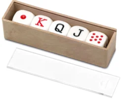 Kości pokerowe w pudełku (075)