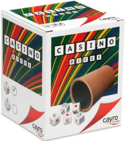 Kości pokerowe - zestaw do gry Casino (072/1)