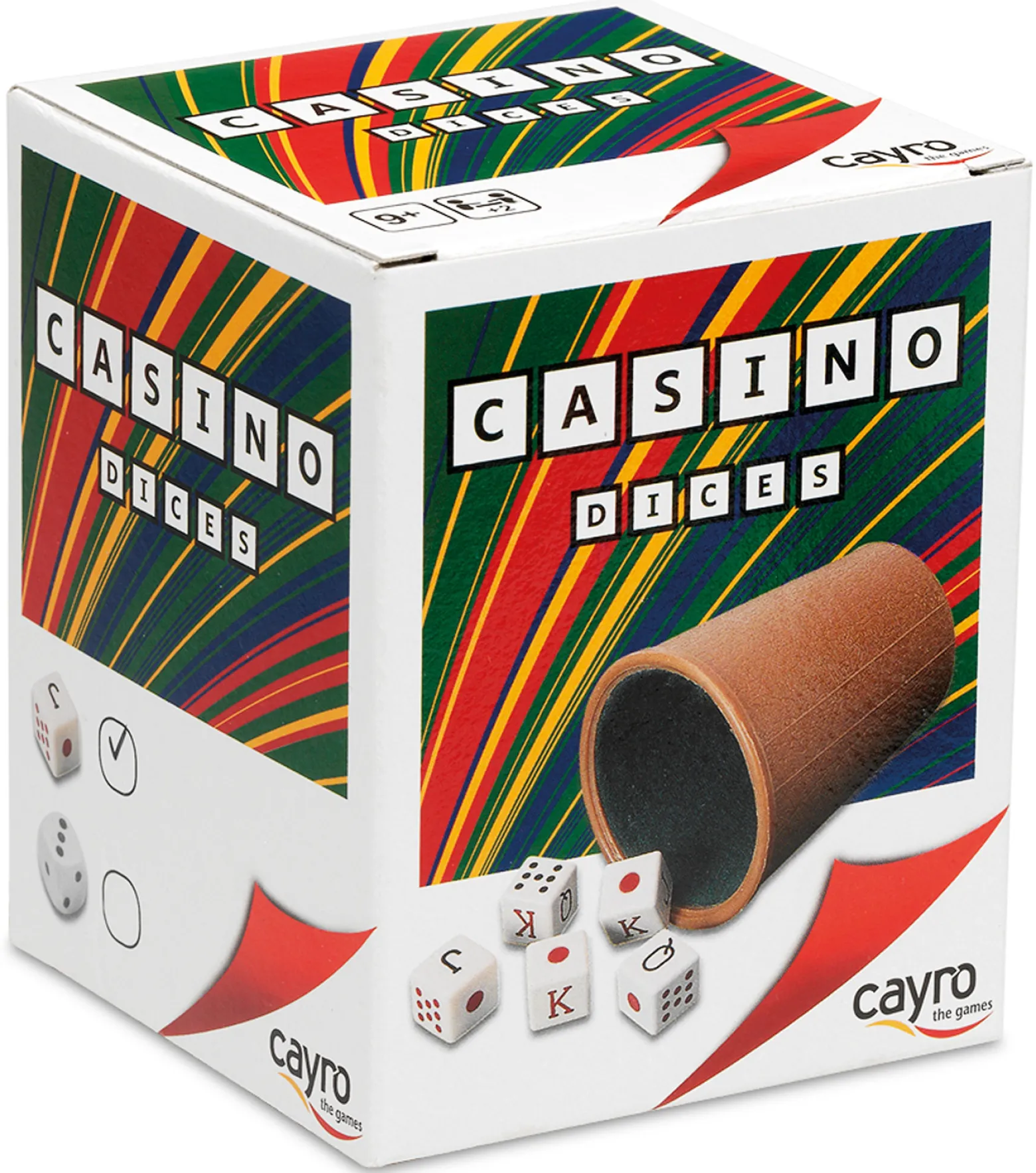 Kości pokerowe - zestaw do gry Casino (072/1)