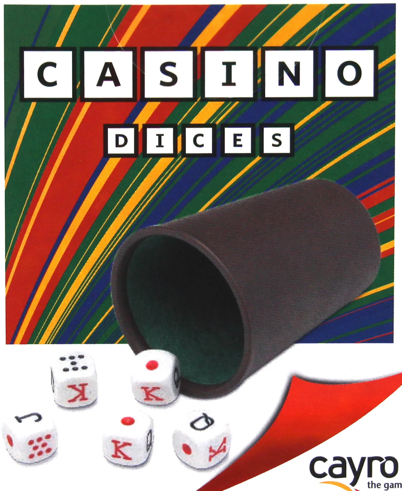 Kości pokerowe - zestaw do gry Casino (072/1)