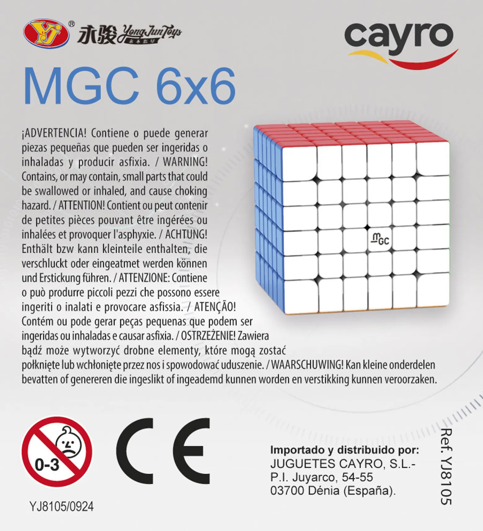 Kostka MGC 6x6x6 (YJ8105)