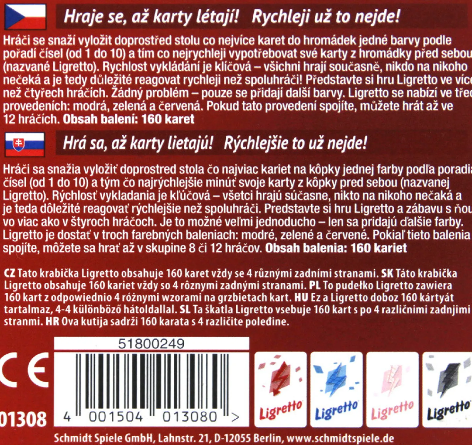Ligretto w czerwonym pudełku (edycja polska)