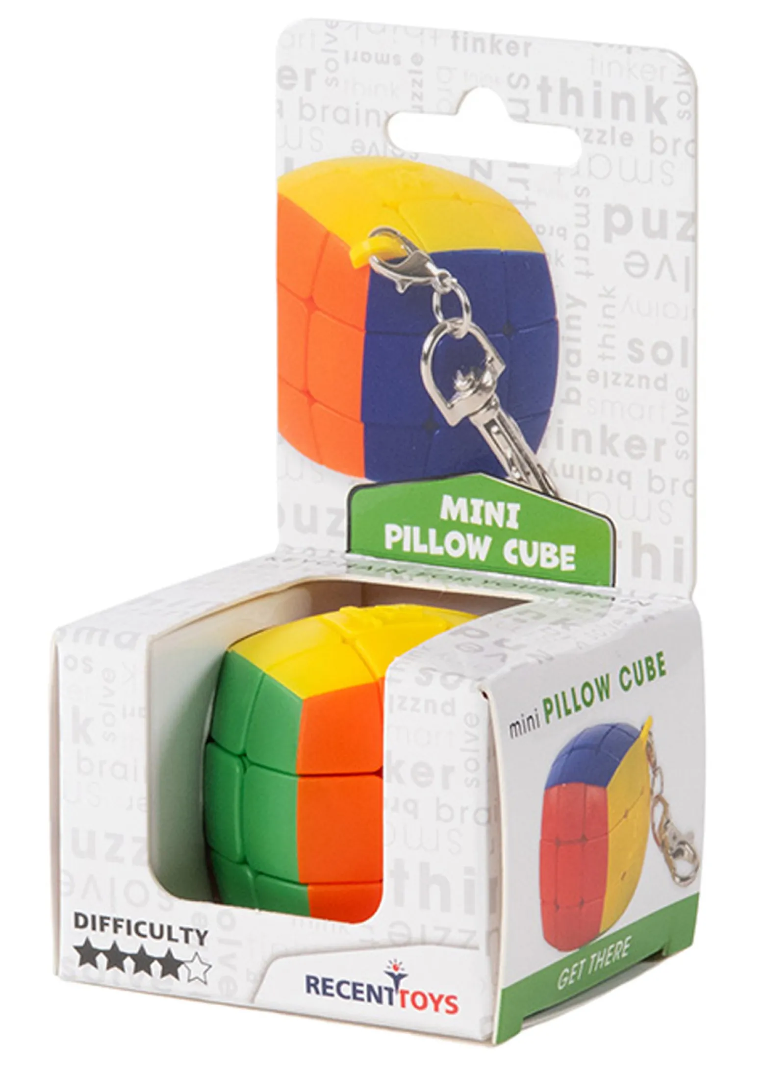 MINI Pillow Cube - łamigłówka brelok Recent Toys - poziom 4/5