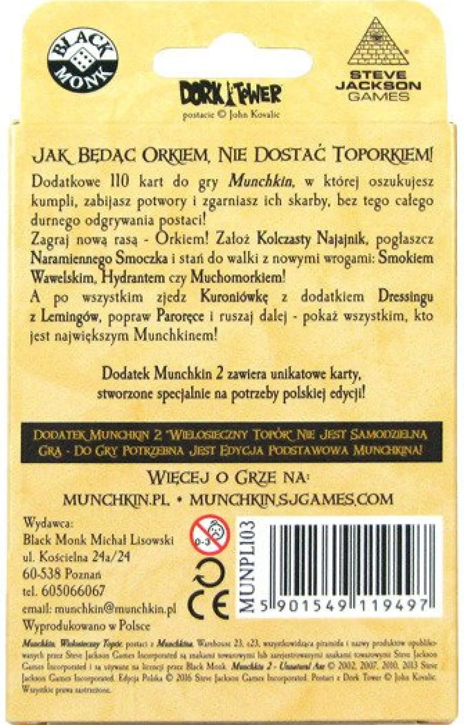 Munchkin 2 - Wielosieczny topór
