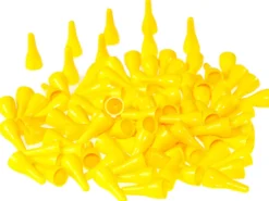 Pionki do gry plastik zwykłe - żółte - 100 szt.
