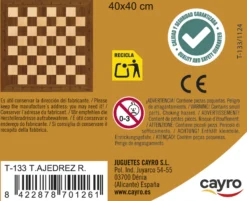 Plansza do gry w Szachy 40x40 cm (T-133)