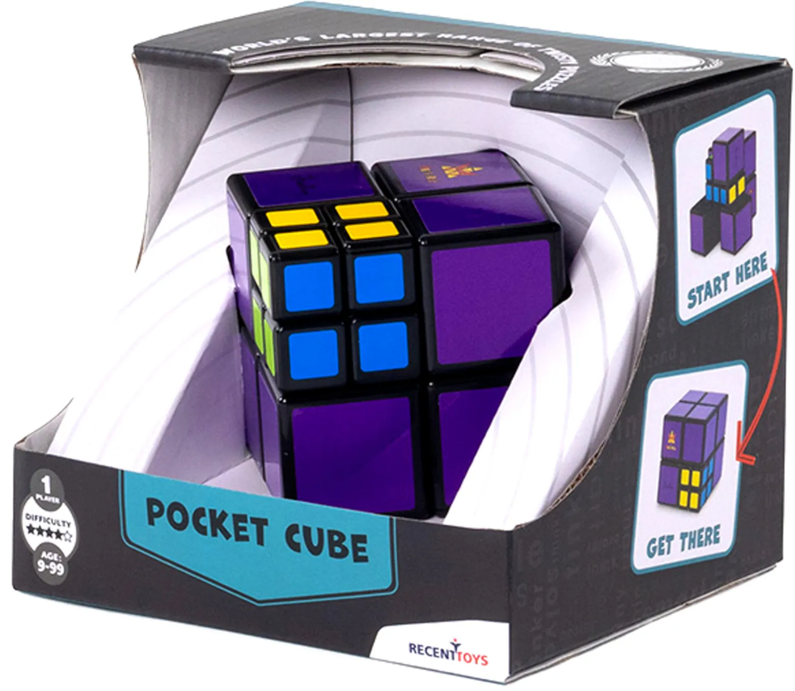 Pocket Cube - łamigłówka Recent Toys - poziom 4/5